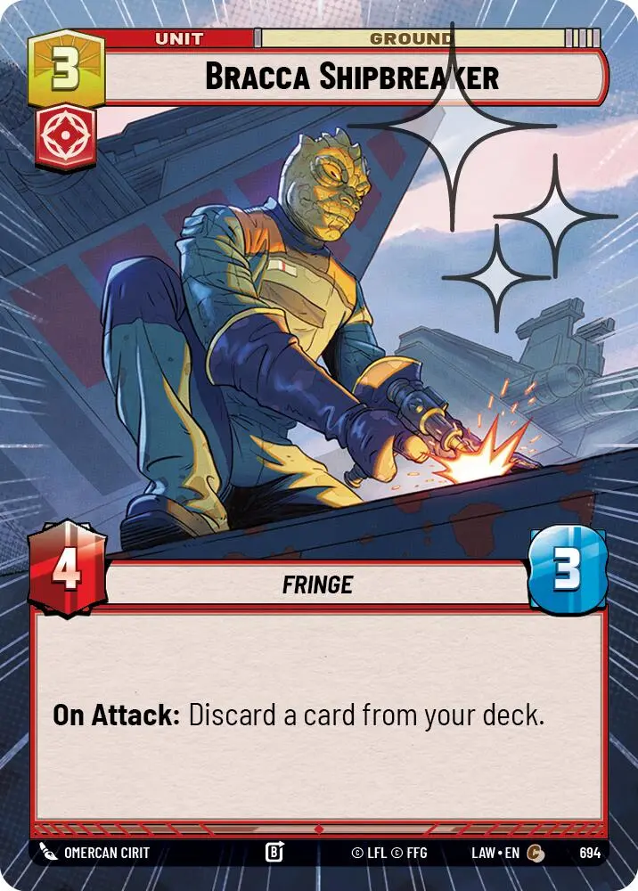 Bracca Shipbreaker (694) (Hyperspace Foil) (694) [A Lawless Time] 1