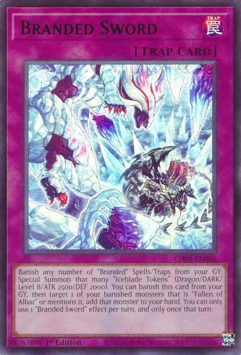 Branded Sword [Ch01-En036] Ultra Rare 1