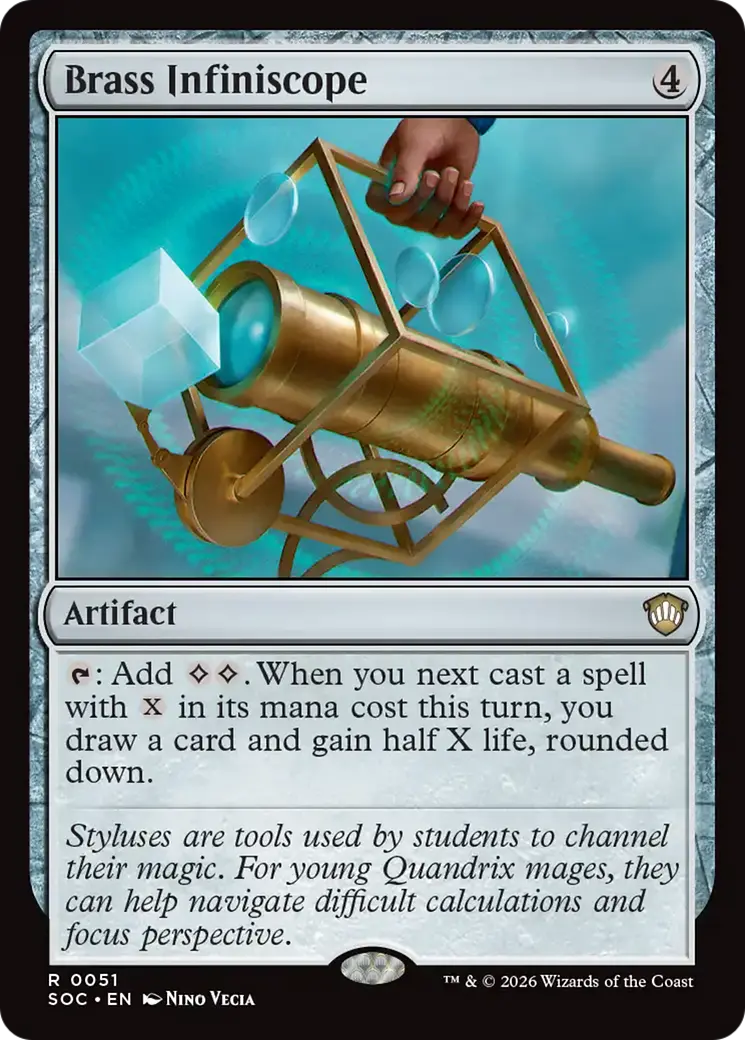 Brass Infiniscope [Secrets Of Strixhaven Commander] 1