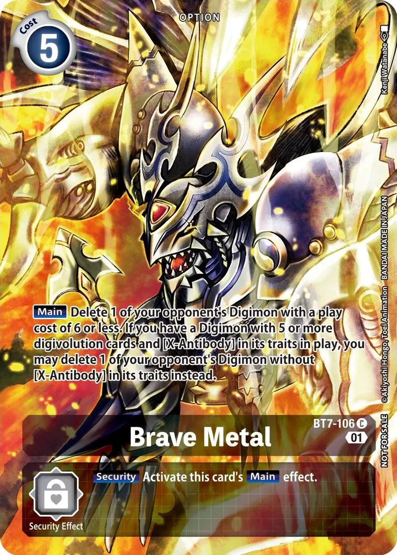 Brave Metal [Bt7-106] (Premium Deck Set) [Next Adventure Promos] 1