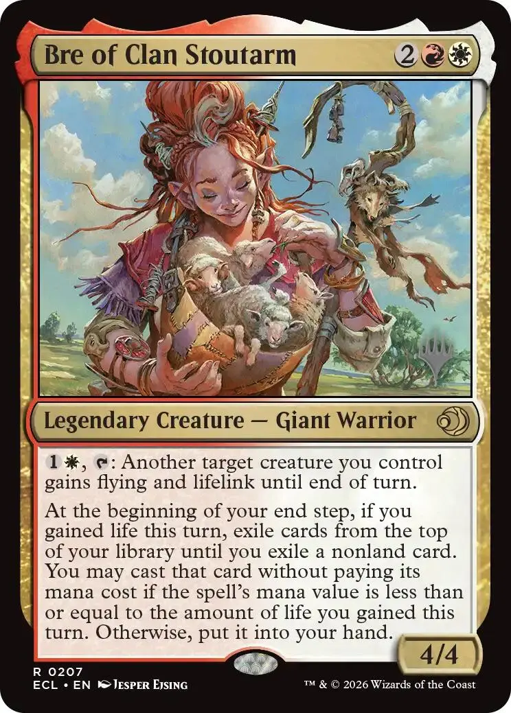 Bre Of Clan Stoutarm [Lorwyn Eclipsed Promos] 1
