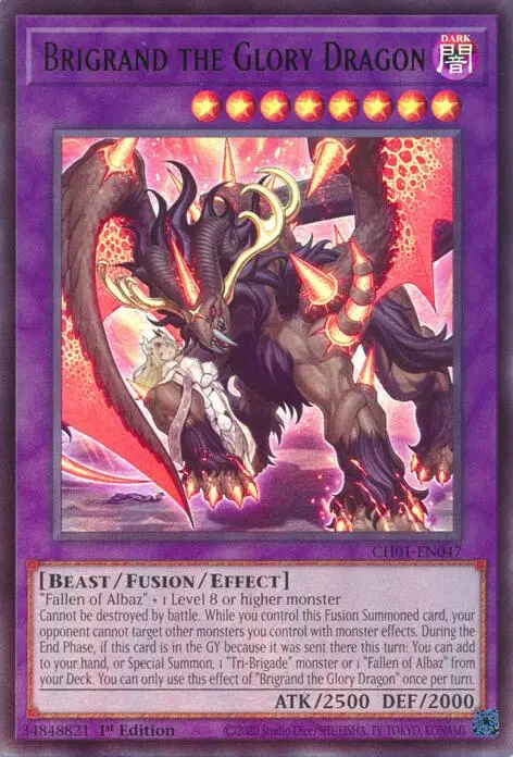 Brigrand The Glory Dragon [Ch01-En047] Ultra Rare 1