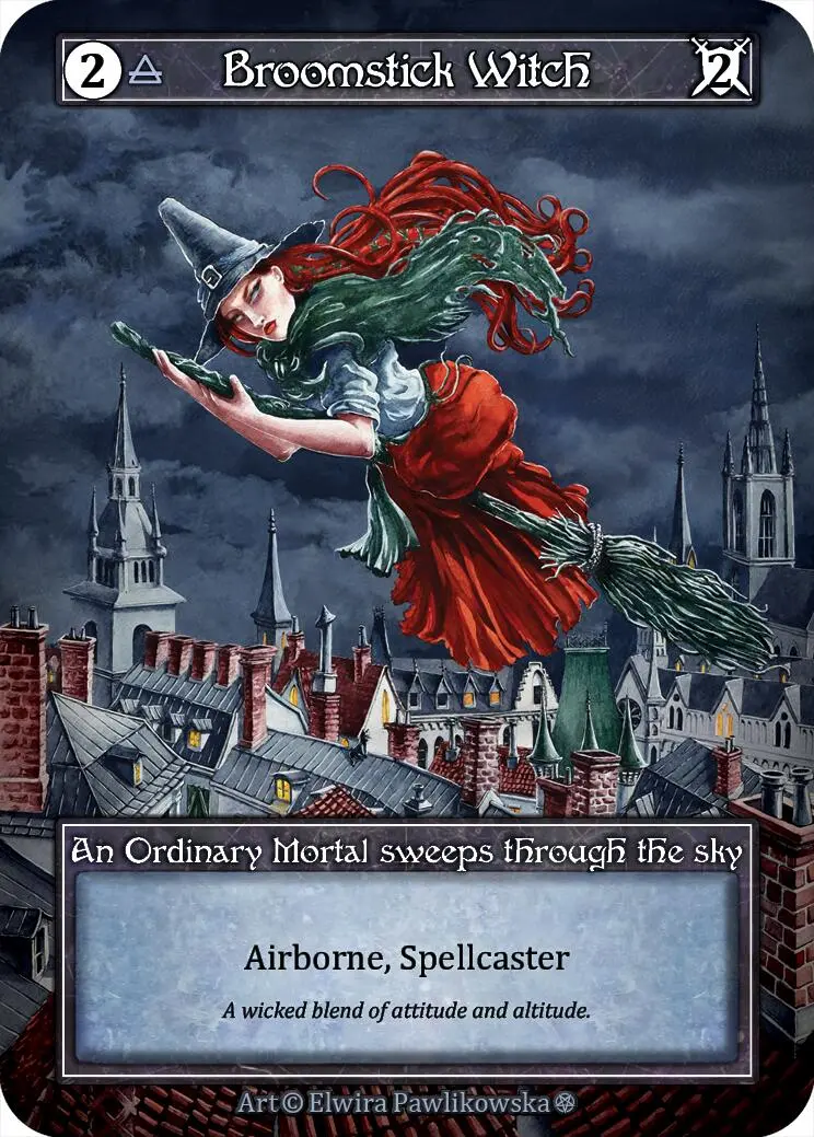 Broomstick Witch (Foil) [Gothic] 1