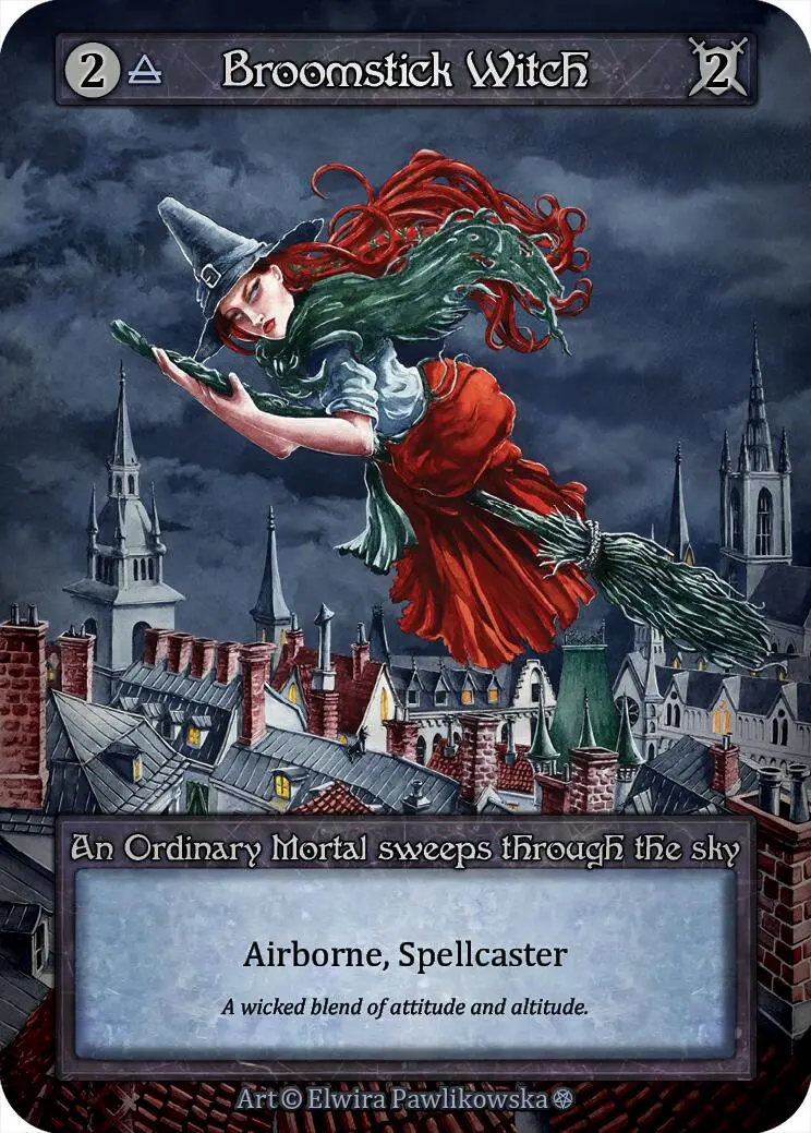 Broomstick Witch [Gothic] 1