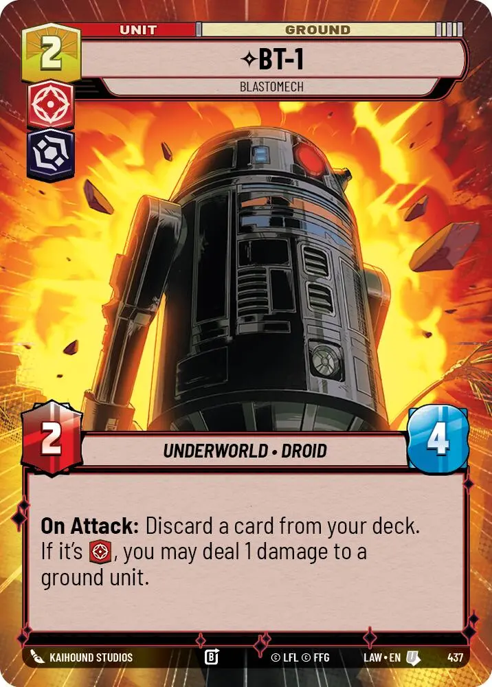 Bt-1 - Blastomech (437) (Hyperspace) (437) [A Lawless Time] 1