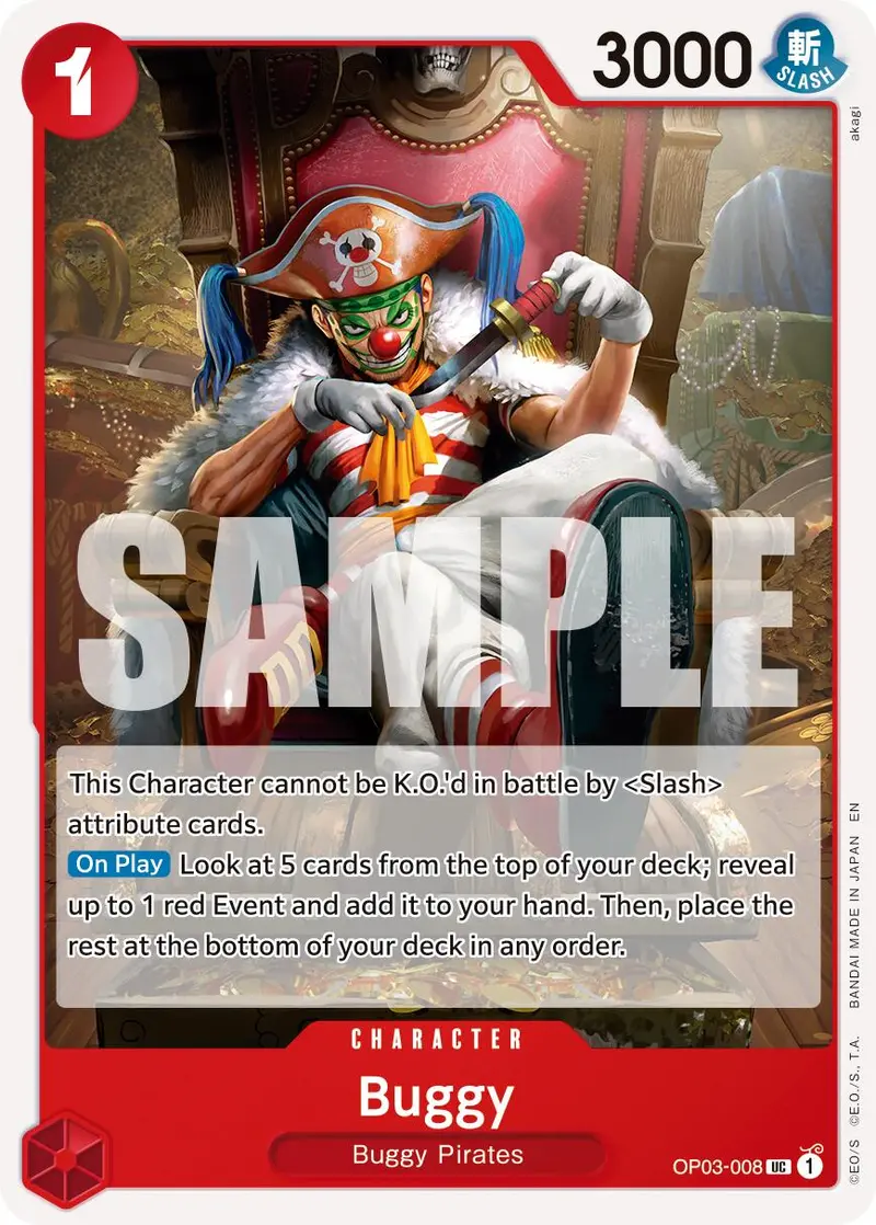 Buggy (Op03-008) (Reprint) [Premium Booster -The Best- Vol. 2] 1