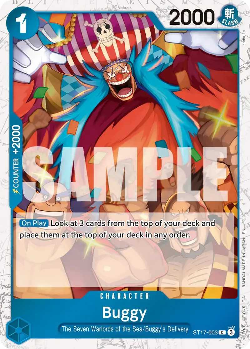 Buggy (St17-003) (Pirate Foil) [Premium Booster -The Best- Vol. 2] 1