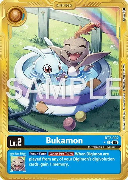 Bukamon [Bt7-002] (Gold Border) [Advanced Booster Digimon Generation] 1