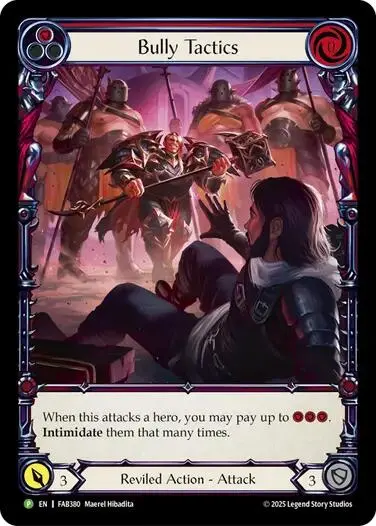 Bully Tactics (Cold Foil) [Fab380] (Promo)  Cold Foil 1