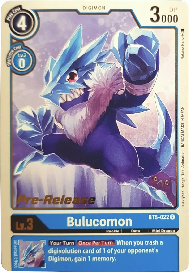 Bulucomon [Bt5-022] [Battle Of Omni Pre-Release Promos] 1