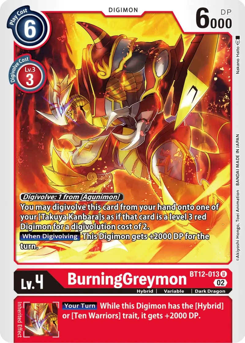 Burninggreymon [Bt12-013] [Across Time] 1