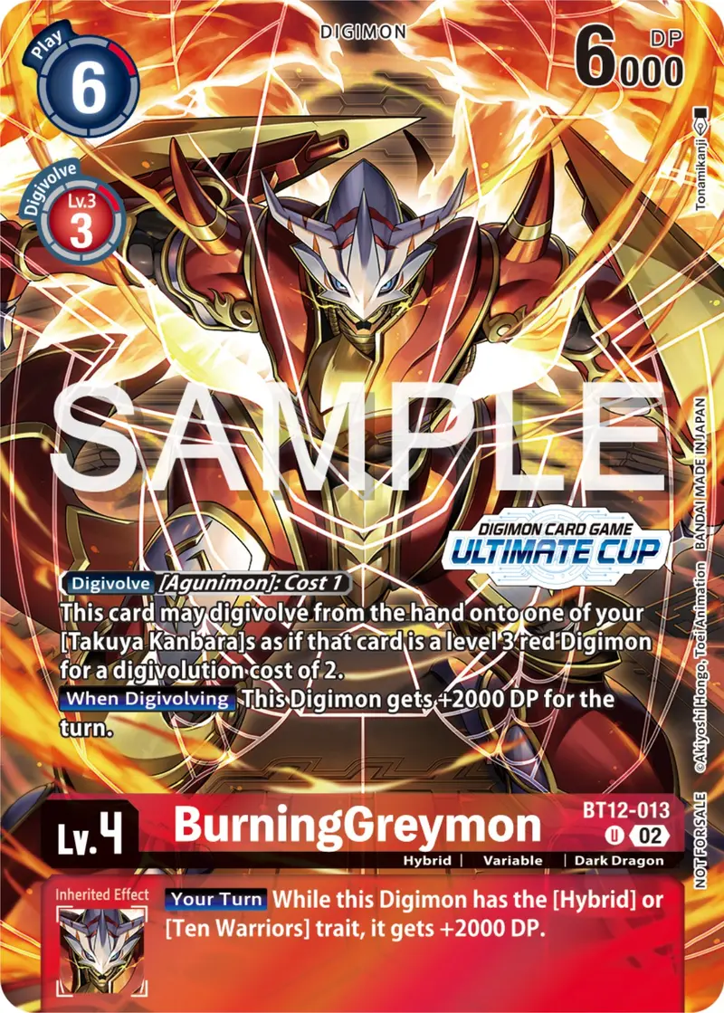 Burninggreymon [Bt12-013] (Ultimate Cup 2024) [Across Time Promos] 1