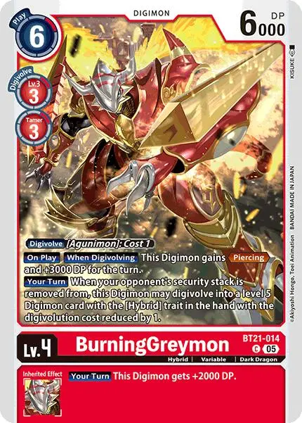 Burninggreymon [Bt21-014] [World Convergence] 1