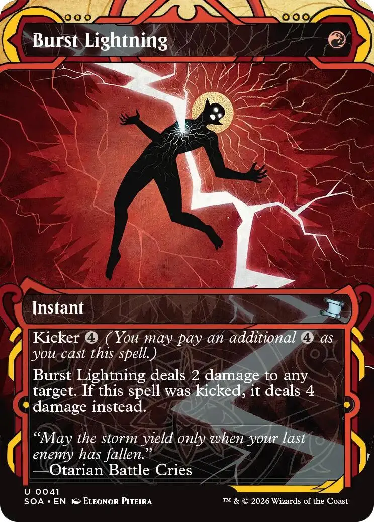 Burst Lightning [Secrets Of Strixhaven: Mystical Archive] 1