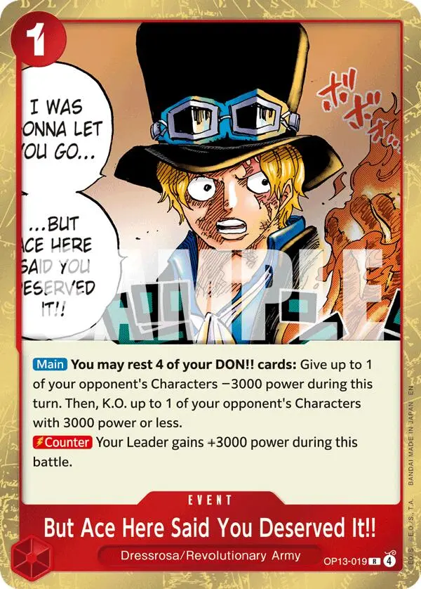 But Ace Here Said You Deserved It!! [Carrying On His Will] 1