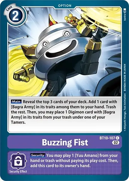 Buzzing Fist [Bt10-107] [Revision Pack Cards] 1