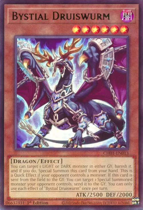 Bystial Druiswurm [Ch01-En013] Ultra Rare 1