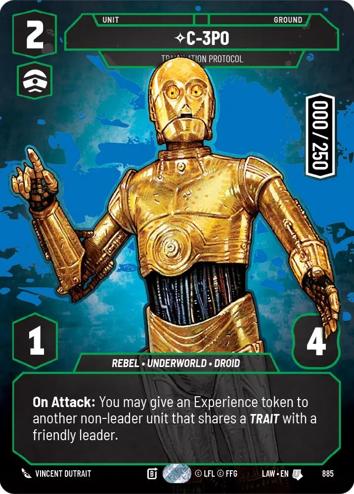 C-3Po - Translation Protocol (Serialized) (885) (885) [A Lawless Time] 1