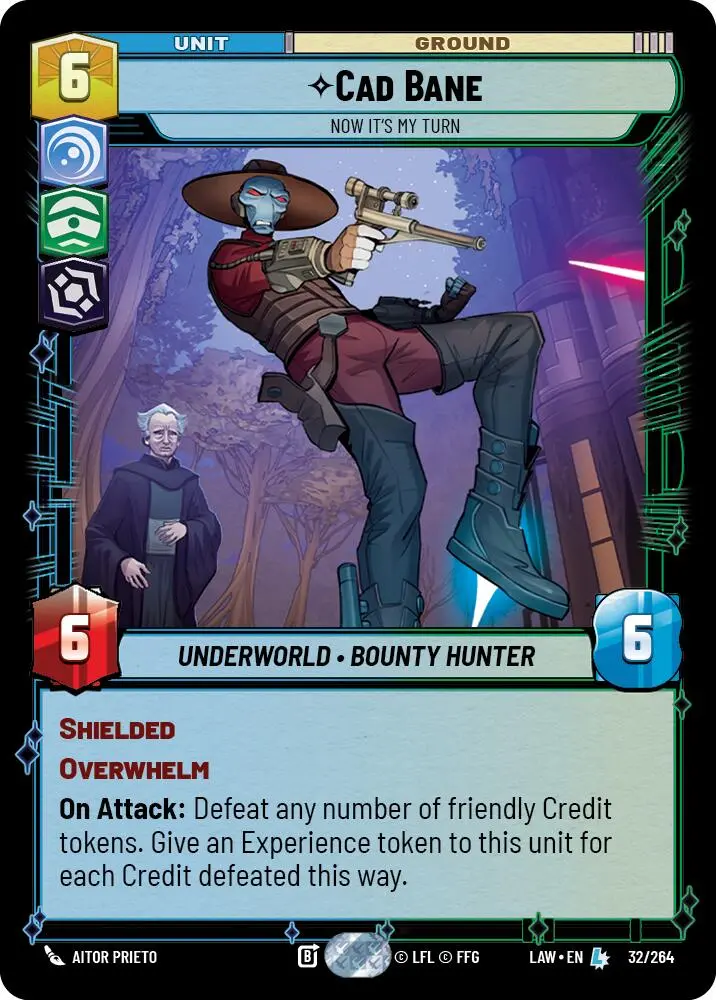 Cad Bane - Now It's My Turn (32/264) (32/264) [A Lawless Time] 1