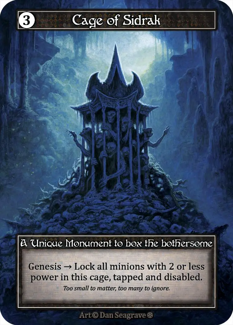 Cage Of Sidrak (Foil) [Gothic] 1