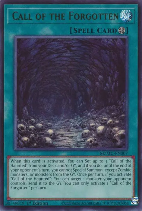 Call Of The Forgotten [Mzmu-En007] Ultra Rare 1