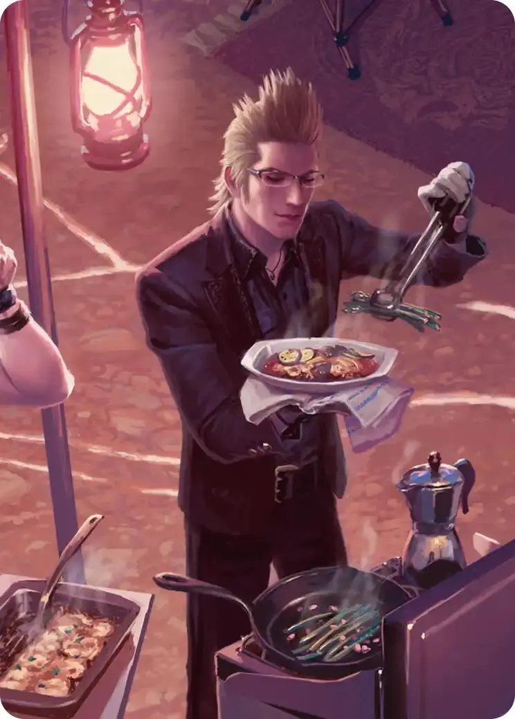 Campsite Cuisine Scene Art Card [Final Fantasy Art Series] 1