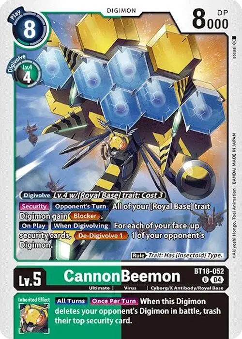 Cannonbeemon [Bt18-052] [Release Special Booster Ver.2.0] 1