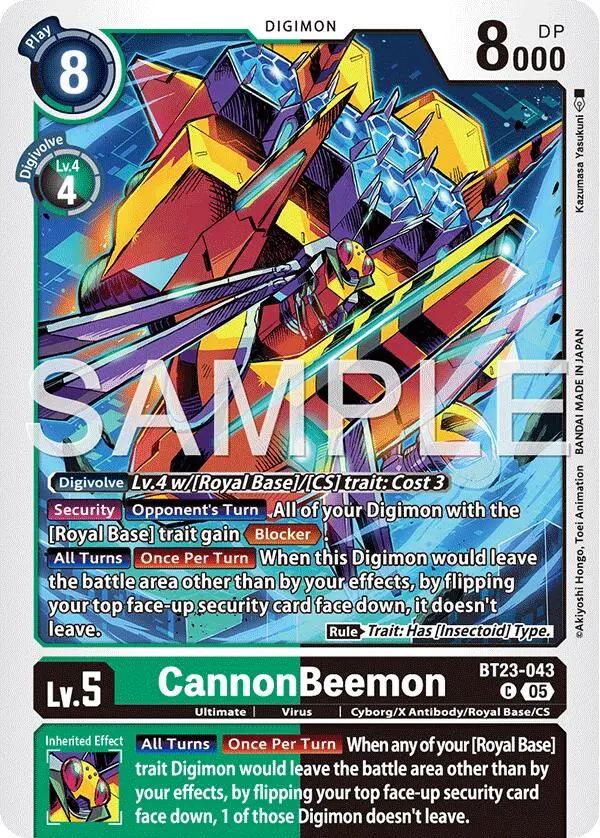 Cannonbeemon [Bt23-043] [Hackers' Slumber] 1