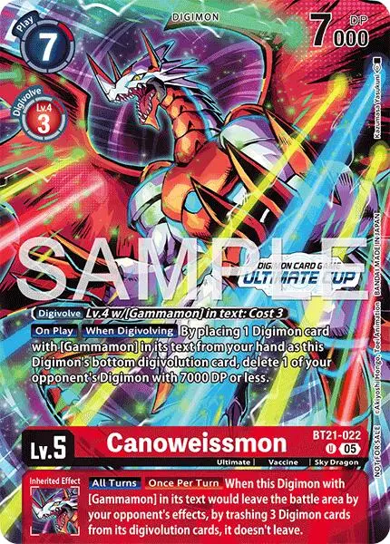 Canoweissmon [Bt21-022] (Ultimate Cup 26-27 Season 1 Top 4) [World Convergence] 1