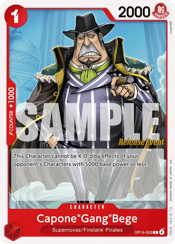Capone"Gang"Bege [The Azure Sea's Seven Release Event Cards] 1