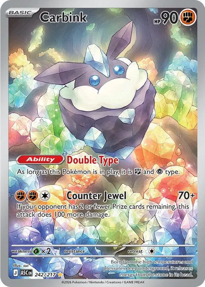 Carbink (242/217) [Mega Evolution: Ascended Heroes] 1