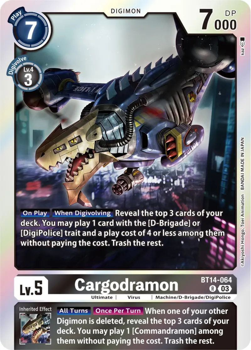 Cargodramon [Bt14-064] [Blast Ace] 1