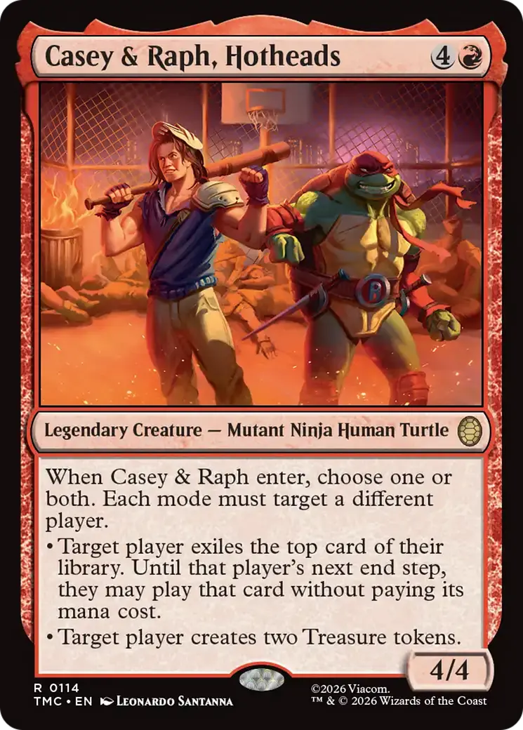 Casey & Raph, Hotheads [Teenage Mutant Ninja Turtles Commander] 1