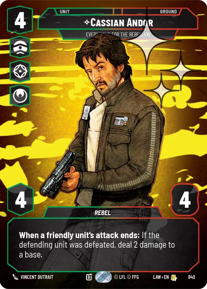 Cassian Andor - Everything For The Rebellion (Prestige Foil) (840) (840) [A Lawless Time] 1