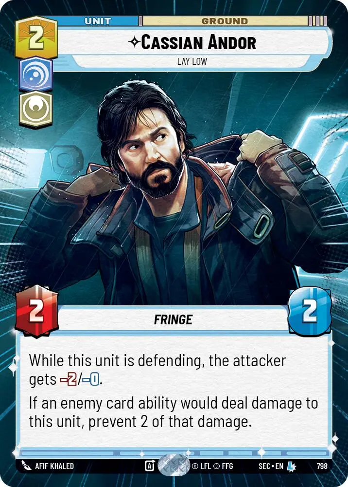 Cassian Andor - Lay Low (Hyperspace Foil) (798) (798) [Secrets Of Power] 1