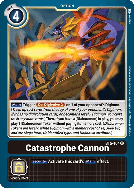Catastrophe Cannon [Bt5-104] [Battle Of Omni] 1
