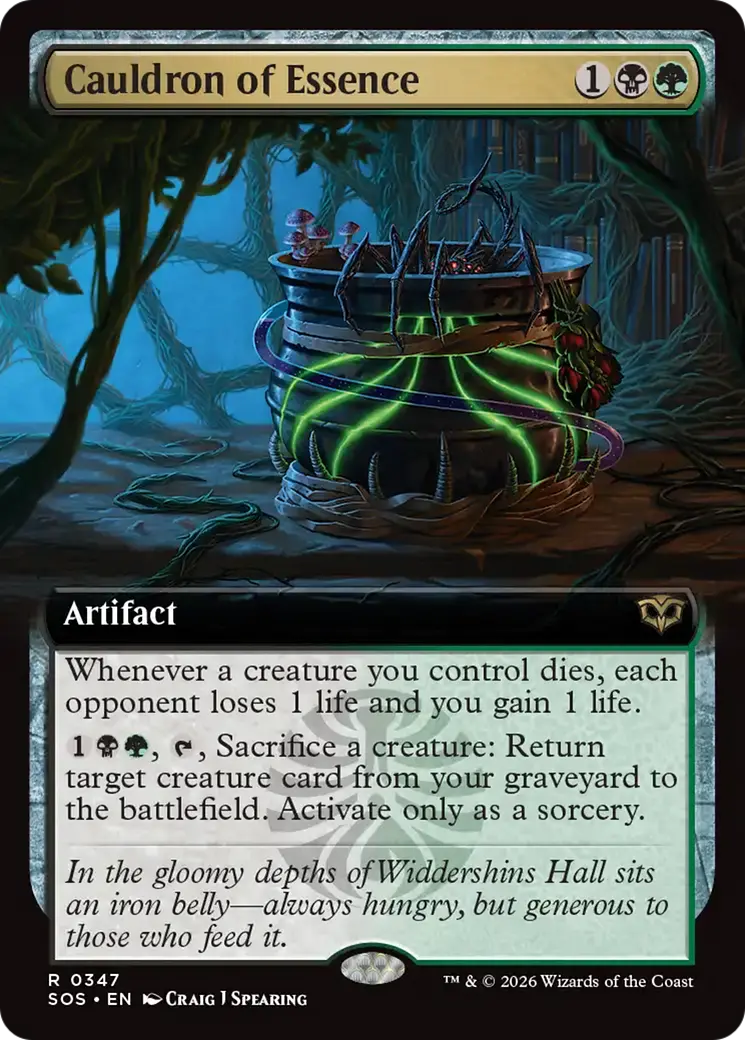 Cauldron Of Essence (Extended Art) [Secrets Of Strixhaven] 1