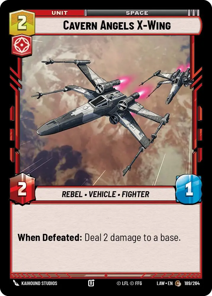 Cavern Angels X-Wing (189/264) (189/264) [A Lawless Time] 1
