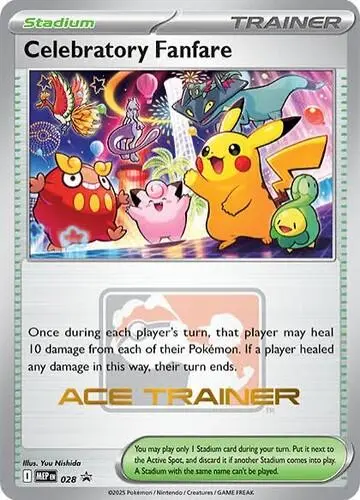 Celebratory Fanfare (028) (Ace Trainer) [Mega Evolution Promo] 1