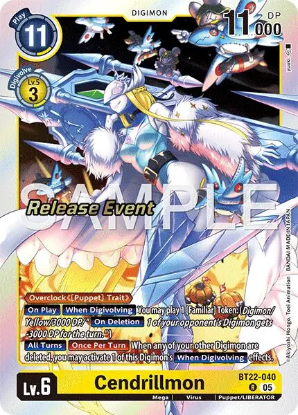 Cendrillmon [Bt22-040] [Cyber Eden Release Event Cards] 1