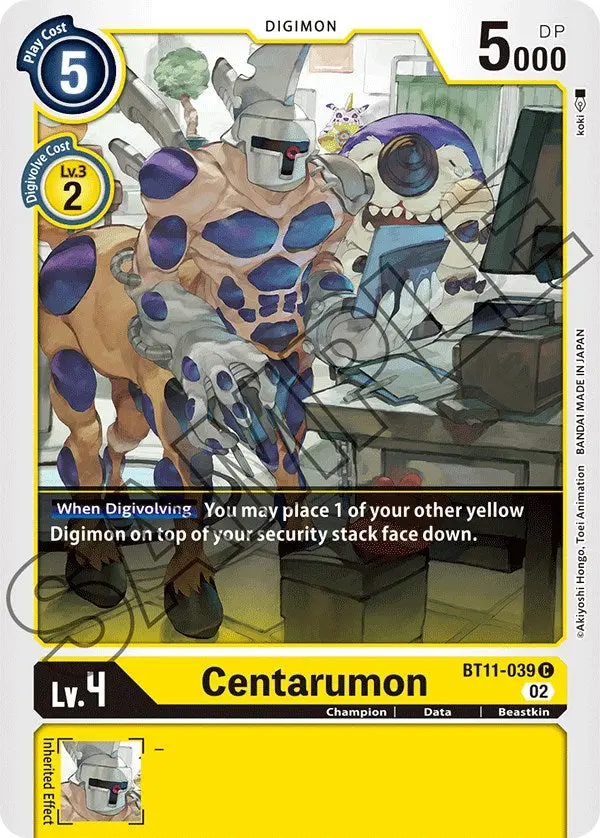 Centarumon [Bt11-039] [Dimensional Phase] 1