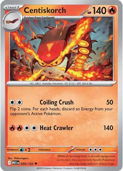 Centiskorch (030/132) [Mega Evolution: Base Set] 1