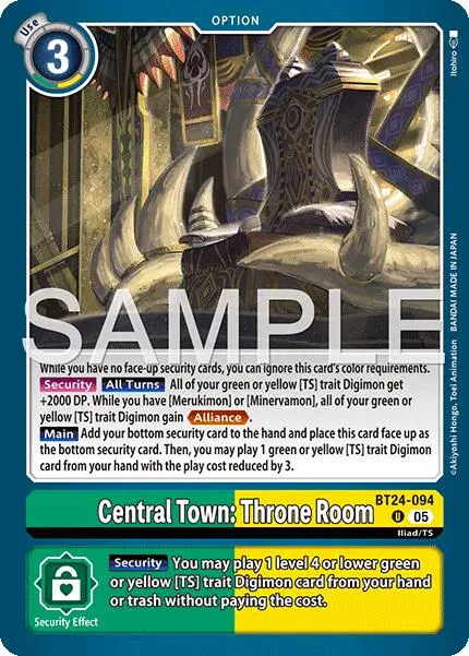 Central Town: Throne Room [Bt24-094] [Time Stranger] 1