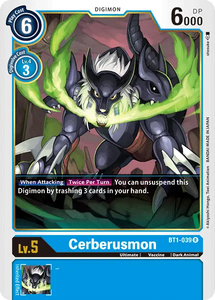 Cerberusmon [Bt1-039] [Release Special Booster Ver.1.0] 1