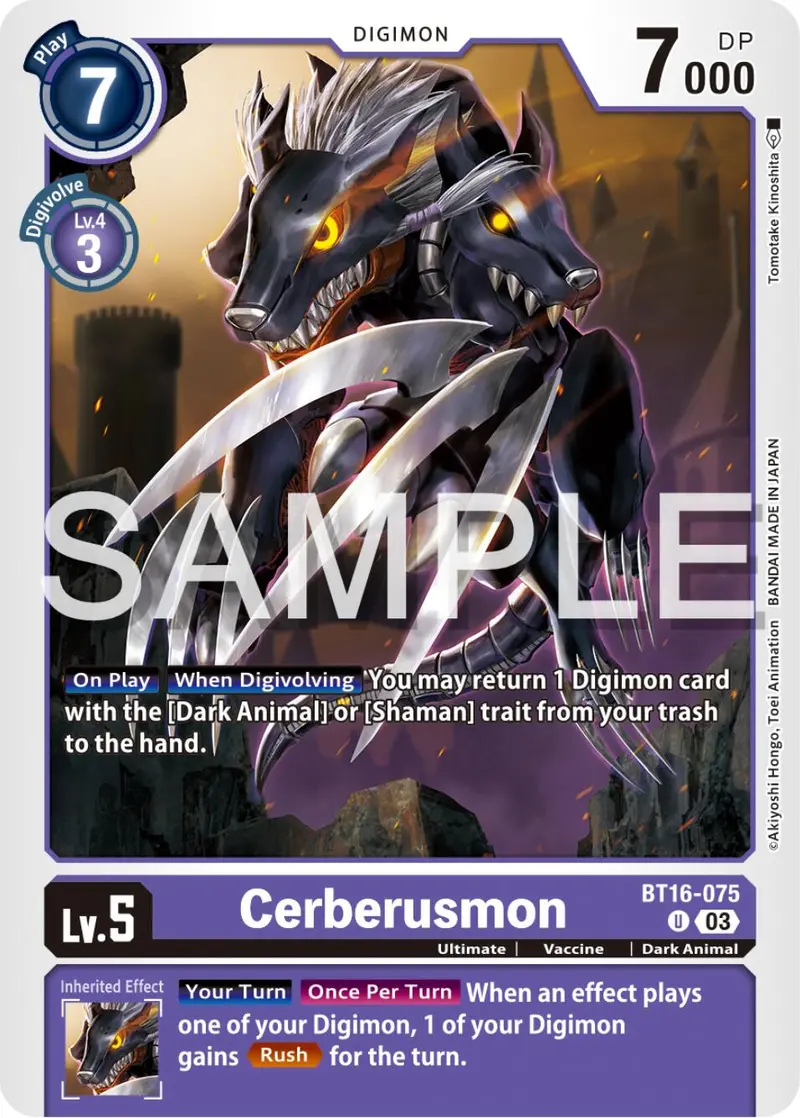 Cerberusmon [Bt16-075] [Beginning Observer] 1