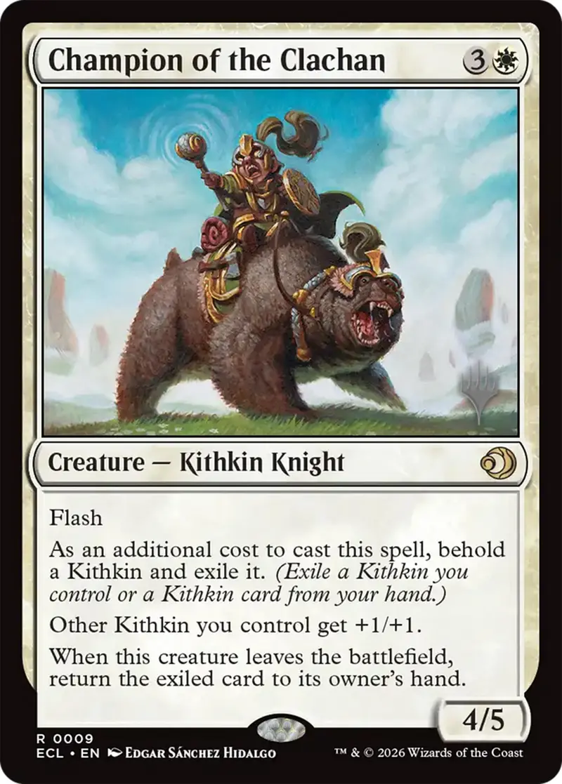 Champion Of The Clachan [Lorwyn Eclipsed Promos] 1