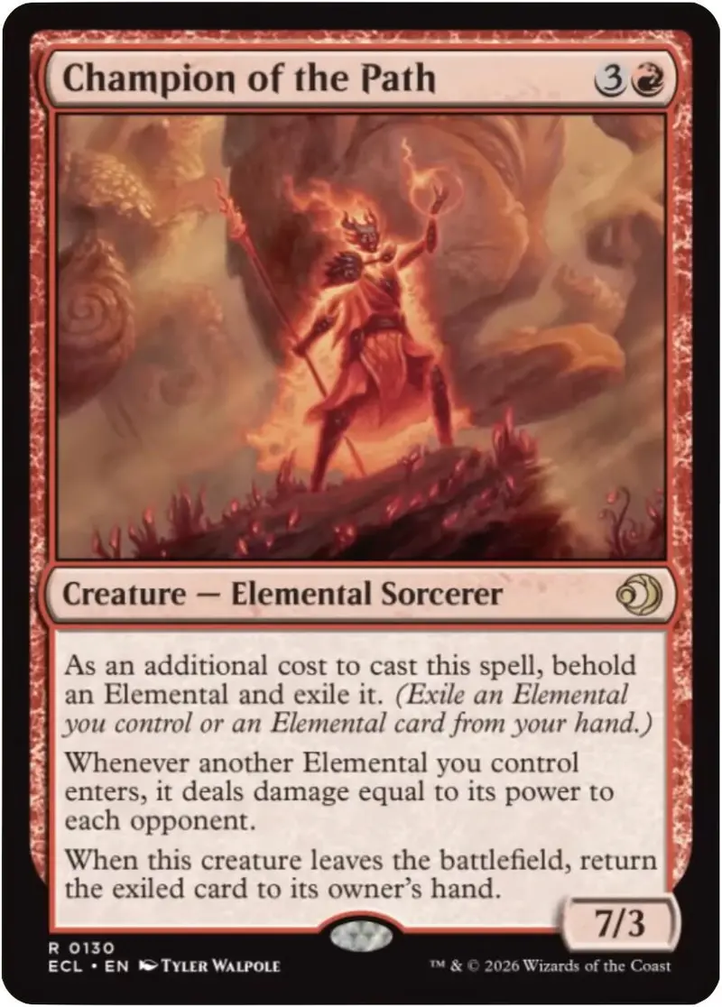 Champion Of The Path [Lorwyn Eclipsed] 1