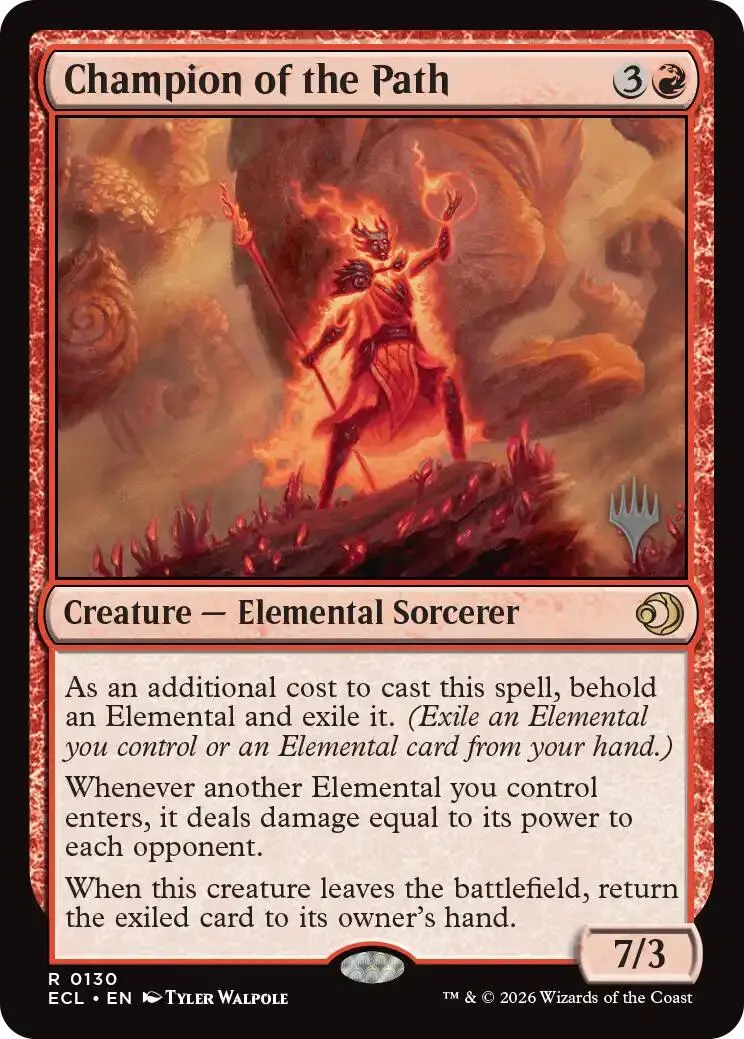 Champion Of The Path [Lorwyn Eclipsed Promos] 1