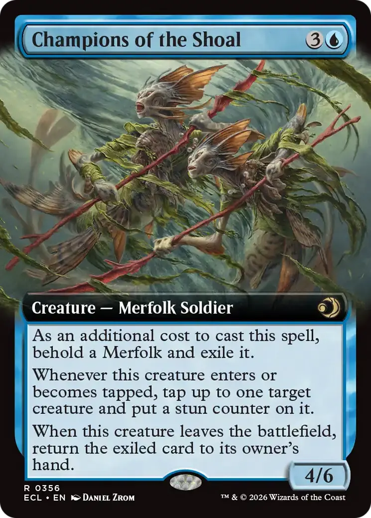 Champions Of The Shoal (Extended Art) [Lorwyn Eclipsed] 1