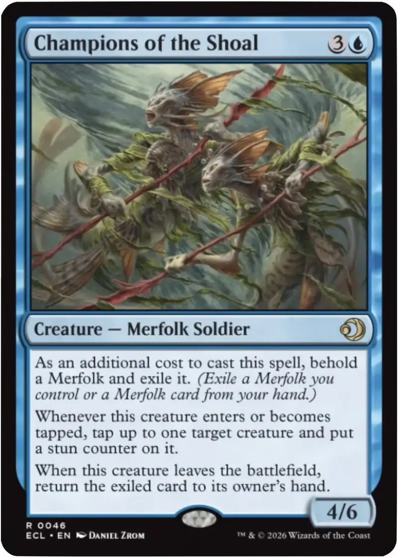 Champions Of The Shoal [Lorwyn Eclipsed] 1